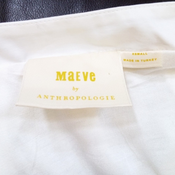 Anthropologie Maeve white eyelet puff sleeve dress - Picture 10 of 10